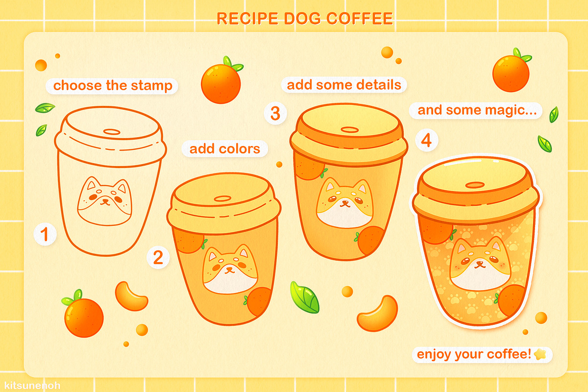 Procreate Brushes, Kawaii Stamps, a Brush Add-On by InkPrintsTattoo (Photo 7 of 10)