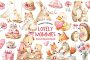 Lovely Mommies Clipart Bundle, an Animal Illustration by TatiMockup (Thumbnail 1 of 5)
