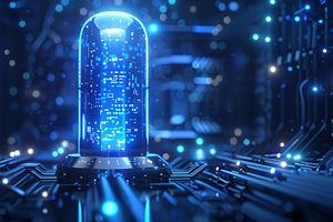 Futuristic Digital Data Core, a Technology Photo by Ales Munt