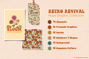 Retro Revival 70s Graphic Collection, a Pattern Graphic by Essentially Nomadic (Thumbnail 2 of 16)