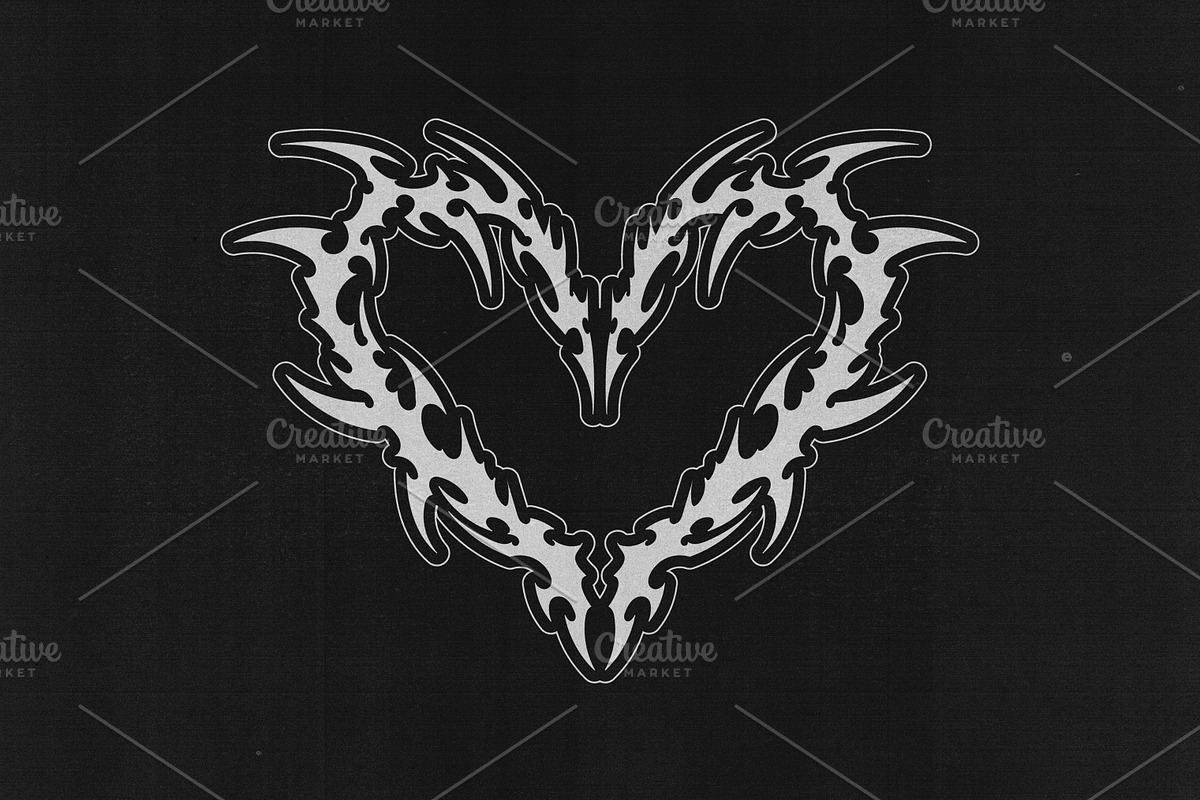 CYBER SIGILISM + NEO TRIBAL GRAPHIC, an Object Graphic by BonkiStudio (Photo 14 of 20)