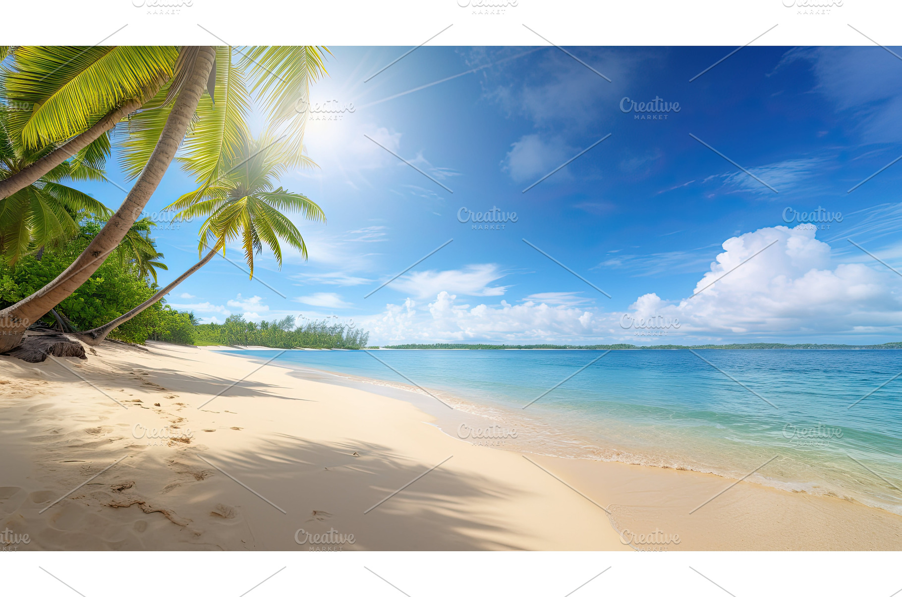 sand holiday element ai generated, a Nature Photo by pikepicture