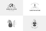 Eco Logo Templates - Zero Waste, a Branding & Logo Template by Katya_lu (Thumbnail 4 of 11)