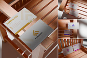 Business Card Mockup, an Advertising Mockup by Pexelyou (Thumbnail 1 of 5)