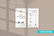 Lash Extensions Care Card Template, a Design Template by Snapybiz (Thumbnail 5 of 10)