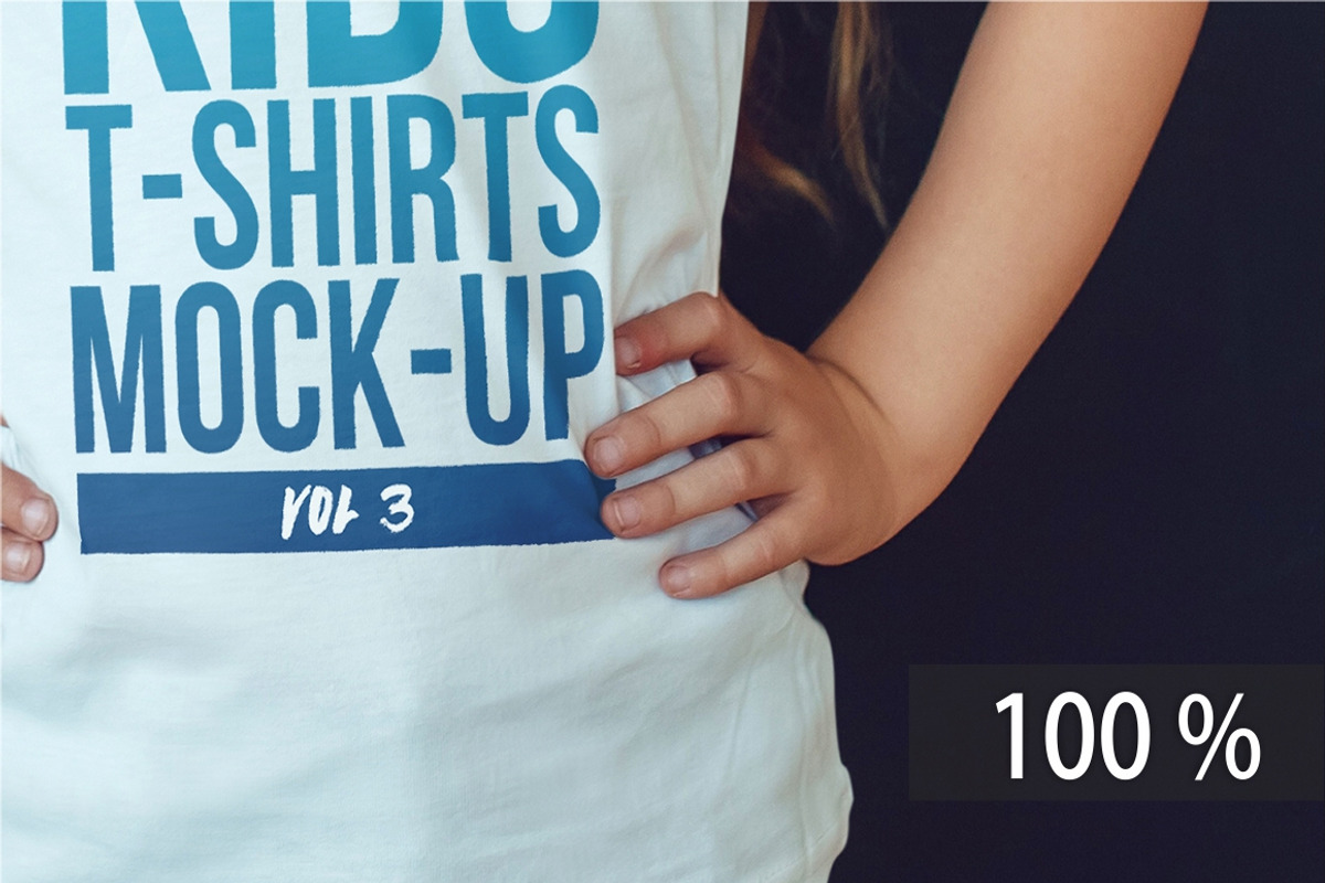 Kids T-Shirt Mock-Up Vol 3, a Shirt Mockup by Freeman Studio (Photo 4 of 12)