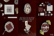 TREASURES OF THE SEA burgundy mockup, a Household Mockup by Stykke Studio (Thumbnail 7 of 9)