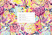 Chromaflora Exquisite Print & Motifs, a Wallpaper Graphic by Pink Linen (Thumbnail 3 of 13)
