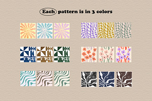 Groovy Abstract Hand-drawn Patterns