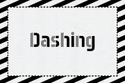 Dashing OTF Font, a Font by Hunt Family Design (Thumbnail 1 of 2)