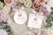 Elegant Floral Gift Tag Mockup Scene, a Product Mockup by TatiMockup (Thumbnail 3 of 4)