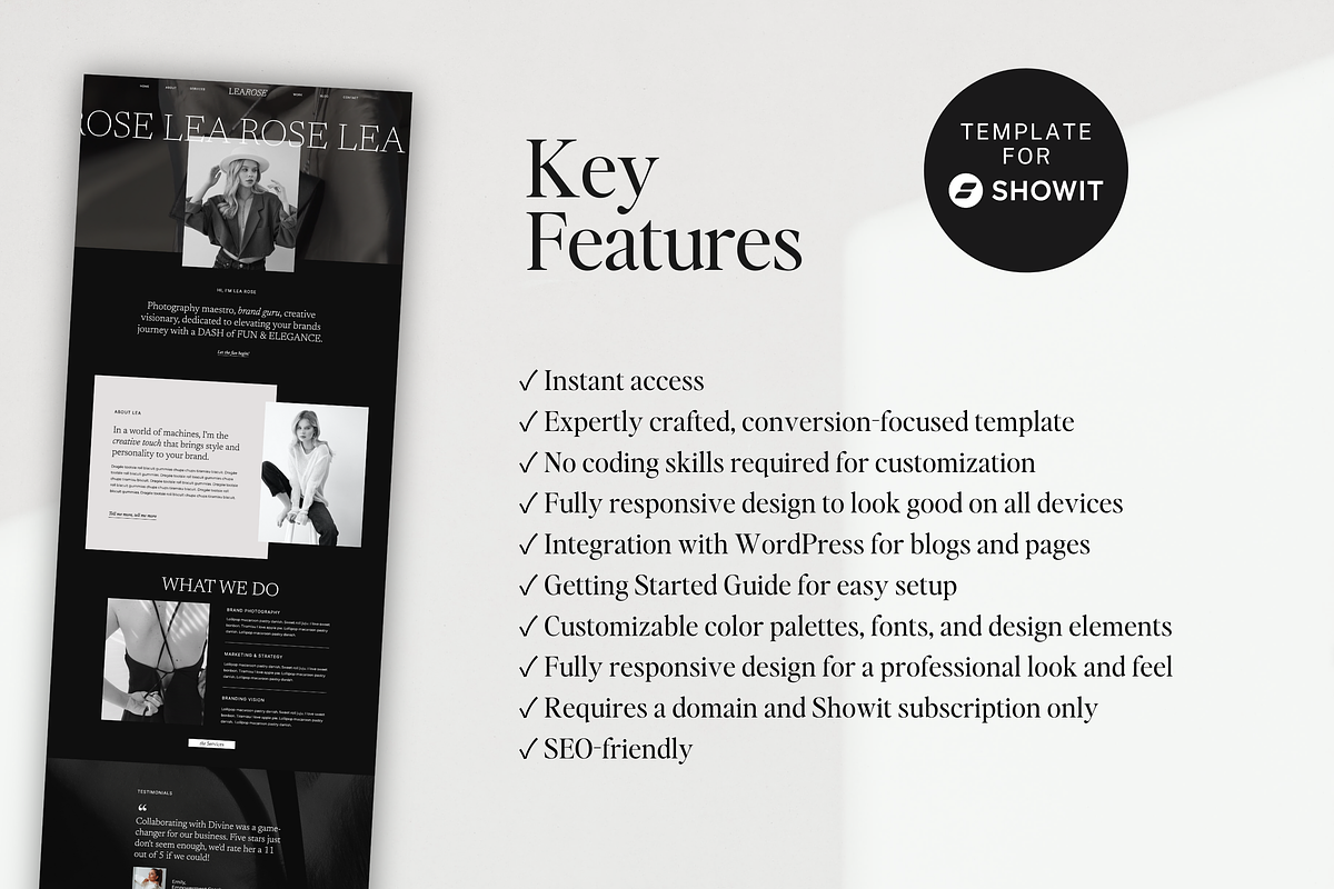 Editorial Showit Website Template, a Websites & App Template by pageparadise (Photo 6 of 6)