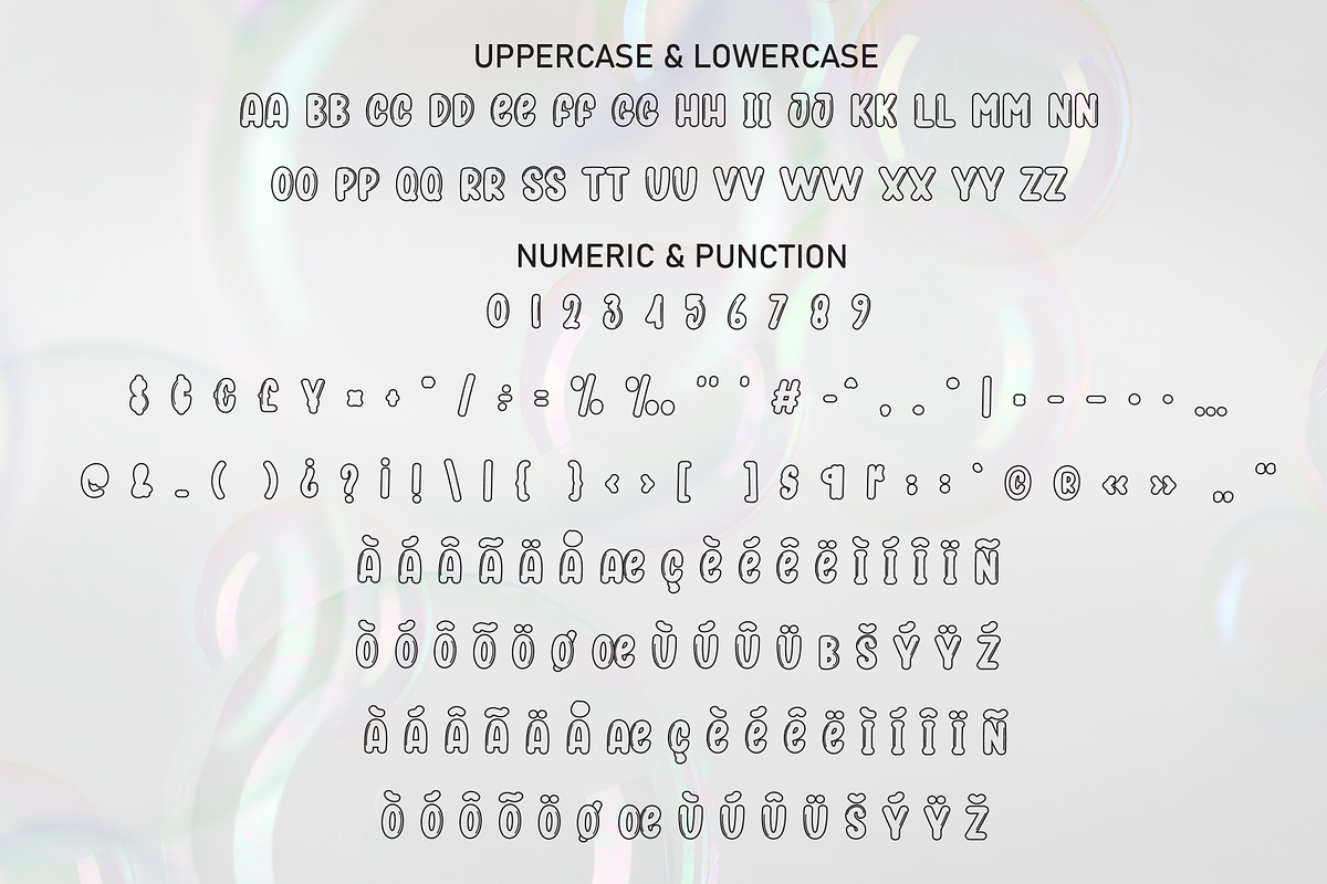 Special Bubble | Script Font, a Script Font by Scratchones (Photo 7 of 8)