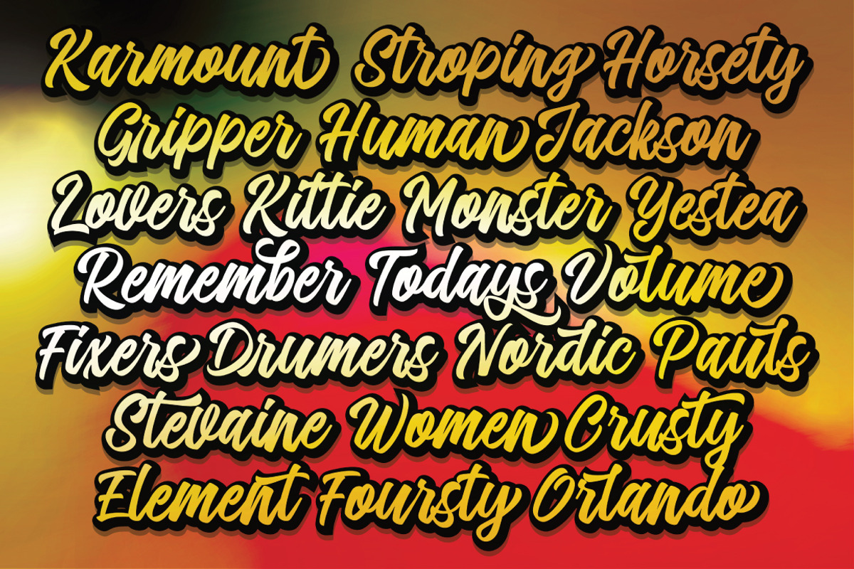 Broline - Bold Script Logotype, a Script Font by tebaltipislab (Photo 4 of 11)