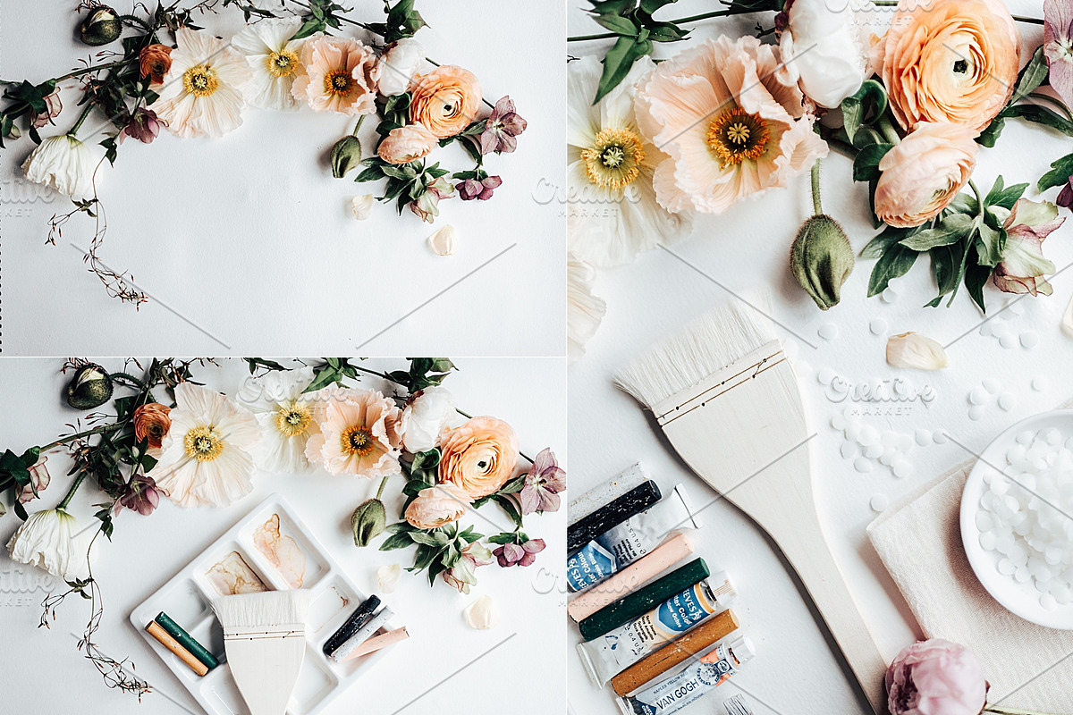 Artist & Floral Styled Stock Bundle, a Business Photo by CreativeMavenCo. (Photo 9 of 21)