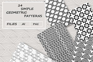24 Geometric Patterns
