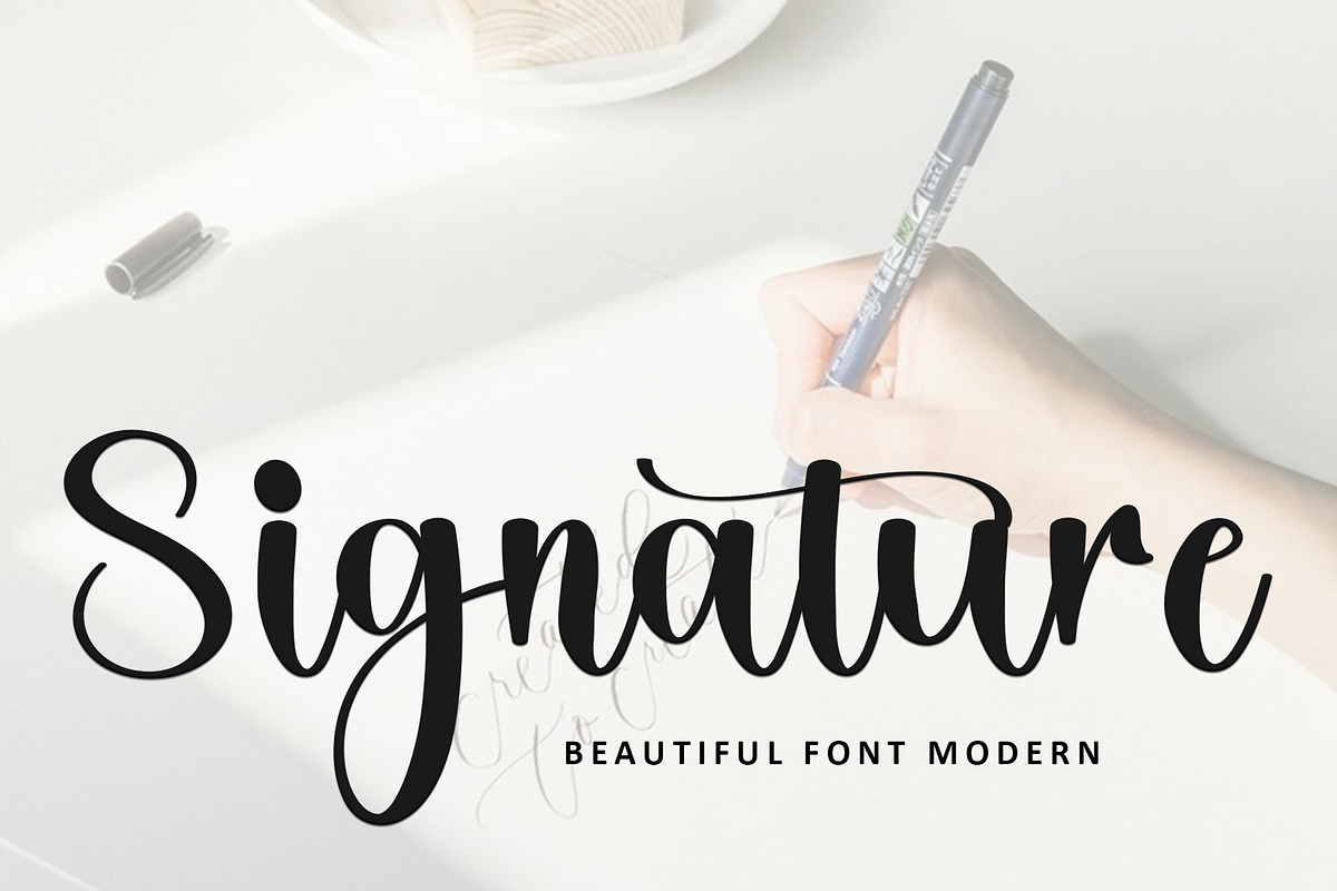 Brithany Calligraphy, a Handwritten Font by InermediaSTUDIO (Photo 8 of 8)