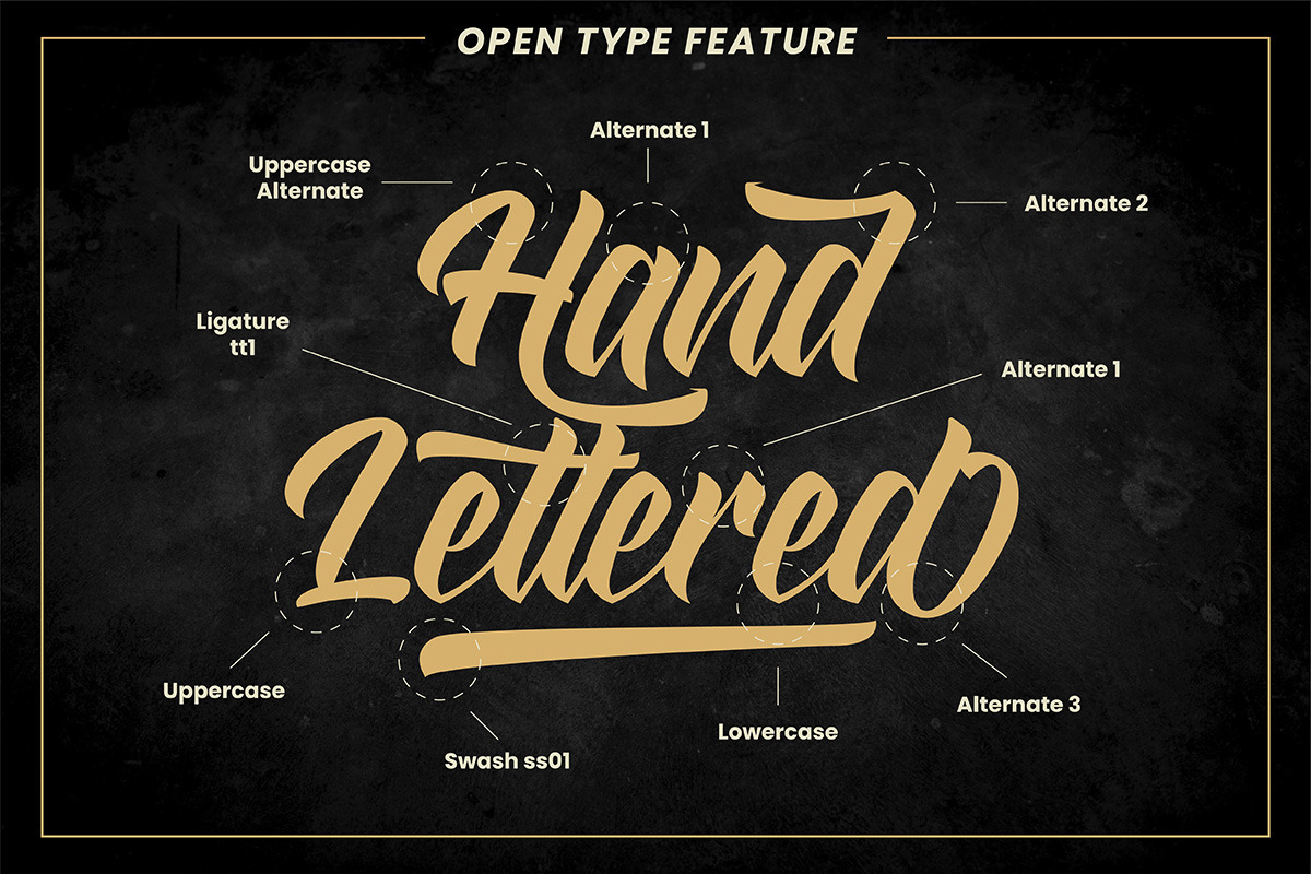 Straight Ahead Modern Script Font, a Script Font by Ronny Studio (Photo 7 of 11)