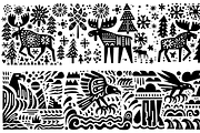 Vintage Flowers Folk Art, a Decorative Illustration by devastd (Thumbnail 27 of 28)