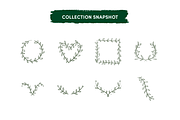 Botanical Wreath & Divider Icons, an Object Graphic by Caroline Mackay (Thumbnail 2 of 7)