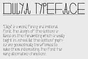 Dulya Font, a Sans Serif Font by Viktor Pesotsky | Fonts (Thumbnail 5 of 25)
