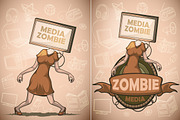 Zombies with devices instead of head, a Person Illustration by yuanden graphics (Thumbnail 3 of 3)