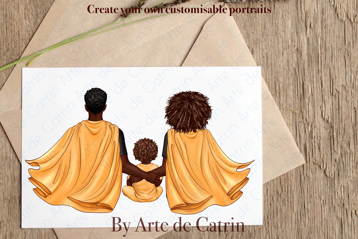 Super Family Clipart, Hero Clipart, a Person Illustration by ArtedeCatrin (Photo 7 of 12)