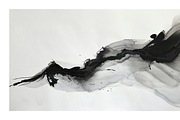 Kesi Co. B&W Ink Wash Art, a Texture Illustration by milatovar (Thumbnail 6 of 20)