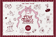 Love Things: icons, frames, patterns, an Object Graphic by Mio Buono (Thumbnail 1 of 12)