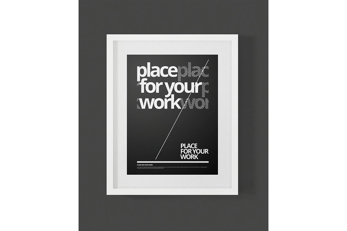 Frame For Your Work, an Advertising Mockup by zippypixelstudio (Photo 14 of 16)