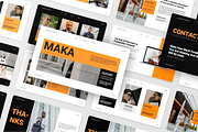 Maka - Pitch Deck PowerPoint, a Presentation Template by SquidPixey (Thumbnail 6 of 6)