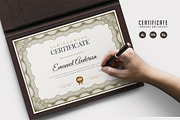 058. Achievement Certificate, a Stationery Template by CreativeRezwan (Thumbnail 1 of 3)