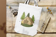 Camping Clipart Set, a Decorative Illustration by Mari_Caliart (Thumbnail 10 of 15)