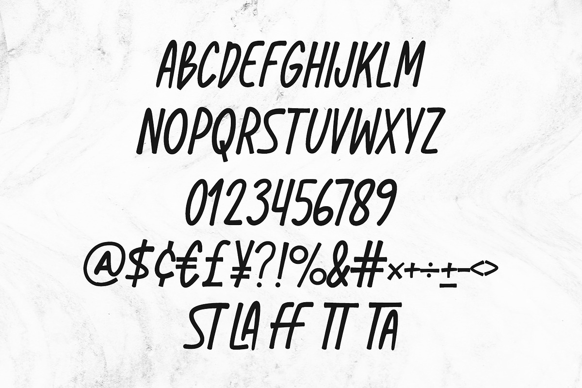 Attlast Corps Banner Discount Style, a Handwritten Font by Maulana Creative (Photo 6 of 7)