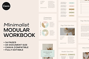Minimalist Modular Workbook, a Marketing Template by denofdreamers (Thumbnail 1 of 6)
