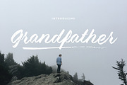 Grandfather - Brush Script, a Script Font by 1871 Project (Thumbnail 1 of 5)