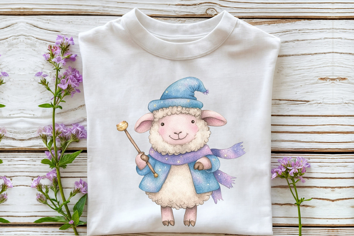 Whimsical Quirky Sheep Clipart, an Illustration by Rose Art (Photo 4 of 7)