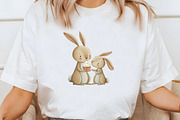 Bunny Mother's Day bunny Clipart, an Illustration by Designworld (Thumbnail 6 of 8)