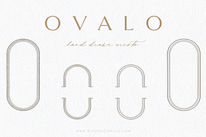 Óvalo Crests and Wedding Logo Bundle