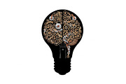 Creative Brain Light Bulb Bundle, an Object Illustration by Designs_River (Thumbnail 12 of 29)