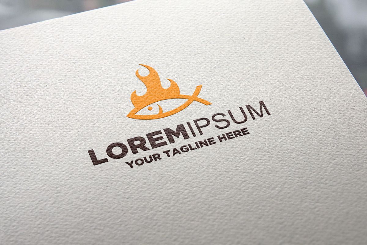 Fish Roasted Logo, a Branding & Logo Template by REDVY CREATIVE