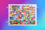Rounded Rectangle Flags (460 Flags), a Solid Icon by alpercakici (Thumbnail 6 of 7)
