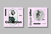 Modern Fashion Social Media Template, a Social Media Template by MightyDesign (Thumbnail 4 of 8)