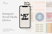 Instagram Social Media Quotes PS, a Social Media Template by Feel This (Thumbnail 1 of 18)