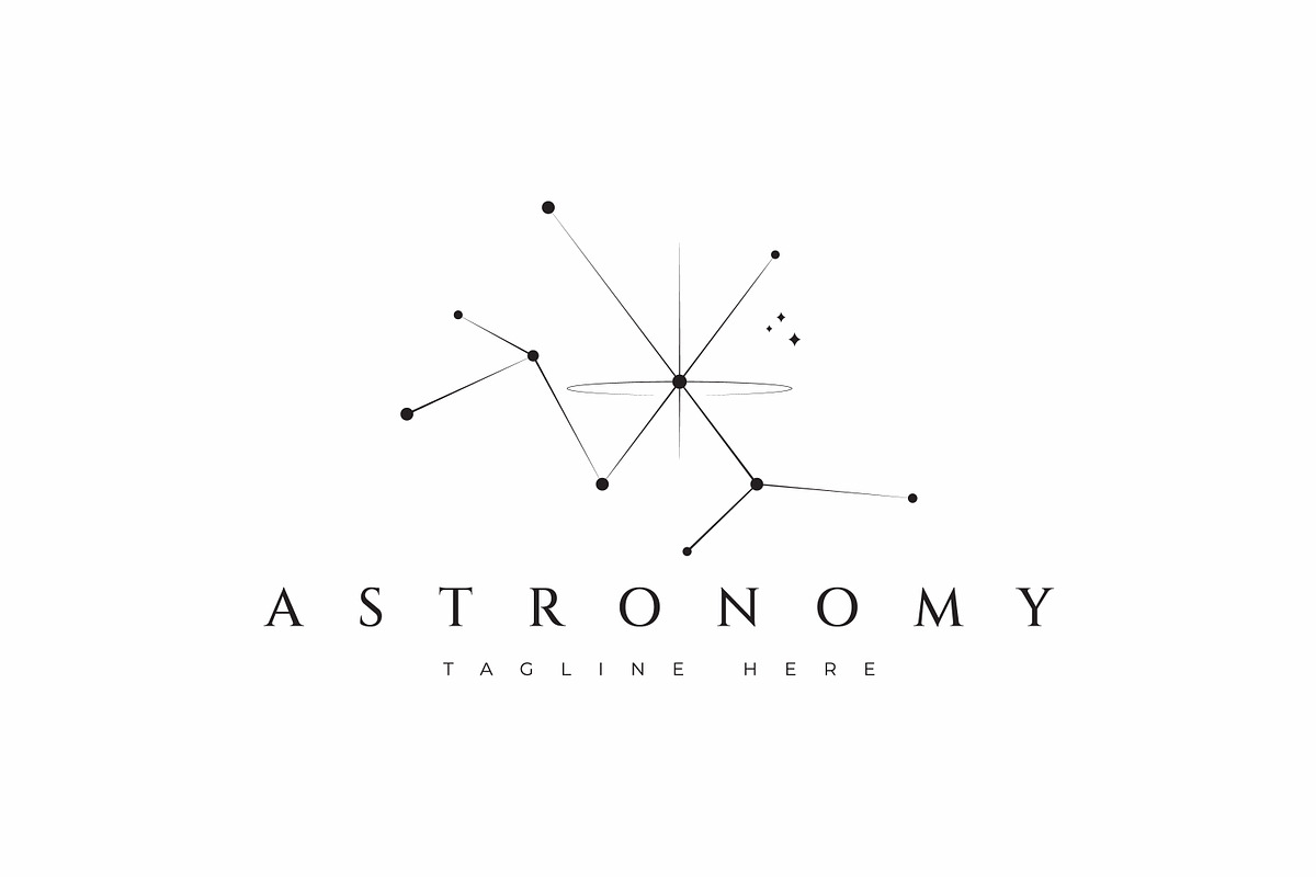 Astrology Astronomy Logo, a Branding & Logo Template by Signatoro