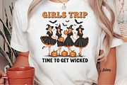 Girls Trip Halloween Salem Witch Ret, an Illustration by Craft Nest (Thumbnail 2 of 6)