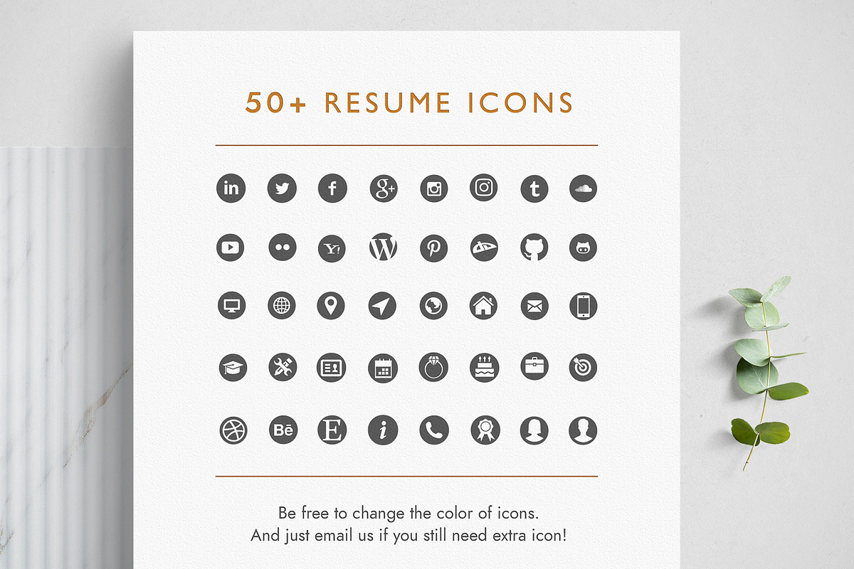 Modern Resume Template with picture, a Resume Template by TheStandOutResume (Photo 7 of 10)