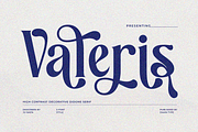 Valeris, a Serif Font by zaaintype (Thumbnail 1 of 11)