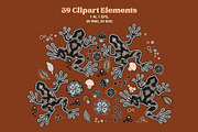 Line Art Frogs Patterns, Borders, a Pattern Graphic by ilonitta (Thumbnail 8 of 13)