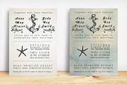 Beach Wedding Invitation Pack, an Invitation Template by Knotted Design (Thumbnail 1 of 4)